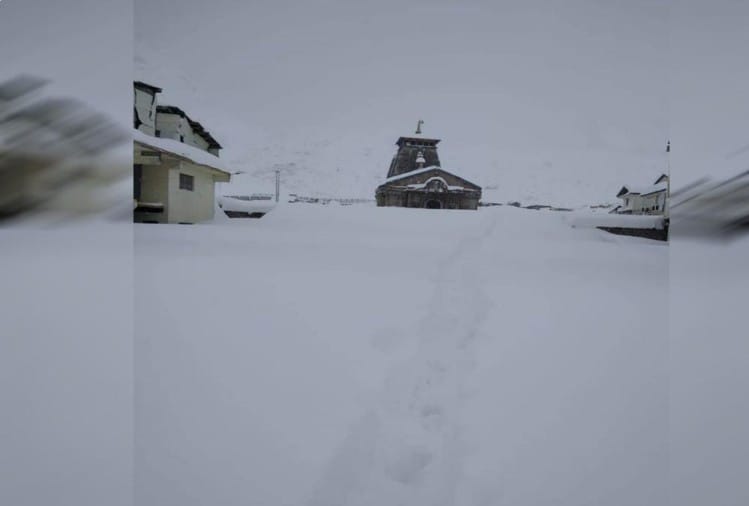 kedarnath, snowfall