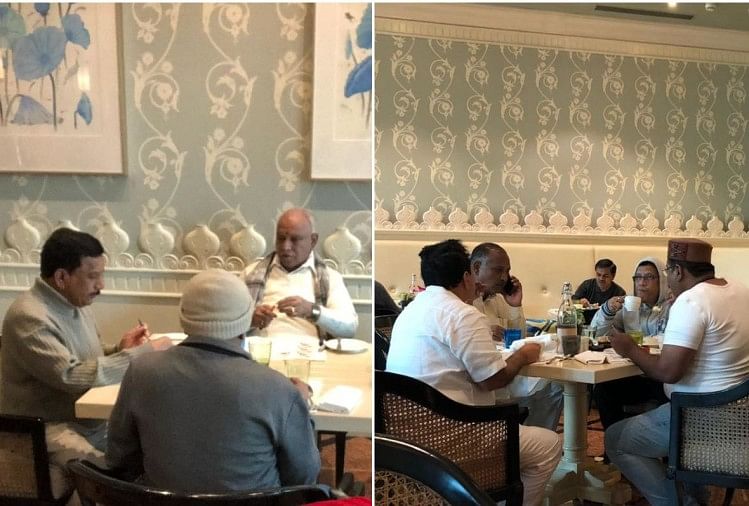 कर्नाटक में तख्तापलट की तैयारी? दो विधायकों ने सरकार से समर्थन वापस लिया BJP Karnataka MLAs in hotel at gurugram