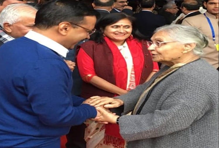 अरविंद केजरीवाल और शीला दीक्षित (फाइल फोटो)