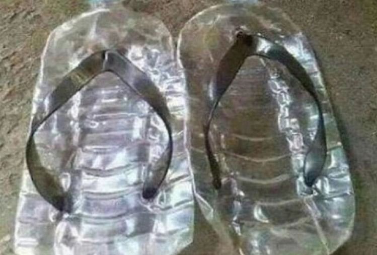 plastic ki chappal