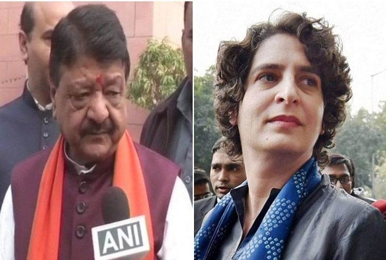 प्रियंका पर लगातार निशाना साध रहें है कैलाश विजयवर्गीय, साझा किया पुराना वीडियो कैलाश विजयवर्गीय- प्रियंका गांधी वाड्रा