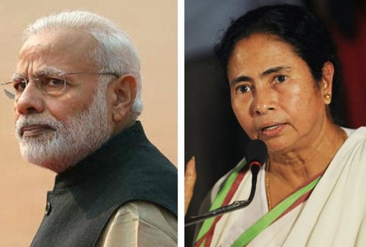 प्रधानमंत्री नरेंद्र मोदी और पश्चिम बंगाल की मुख्यमंत्री ममता बनर्जी