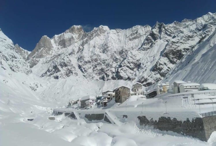 snowfall/kedarnath