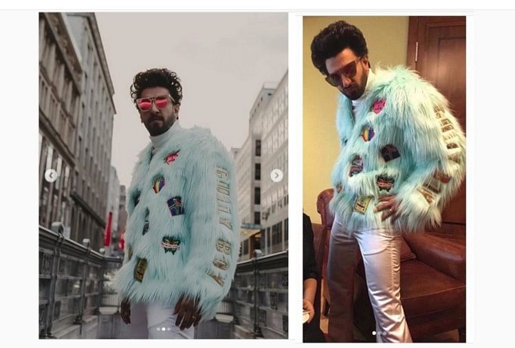 Ranveer Singh Get Troll For His Quirky Customised Fur Jacket - दीपिका