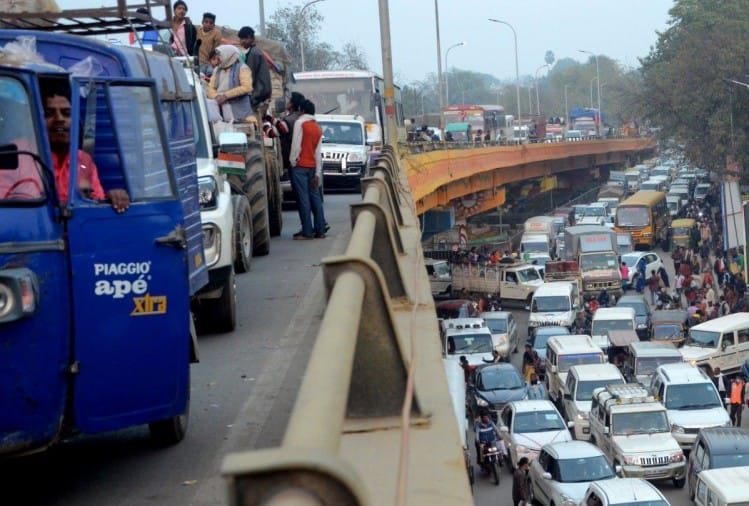 Jam in city