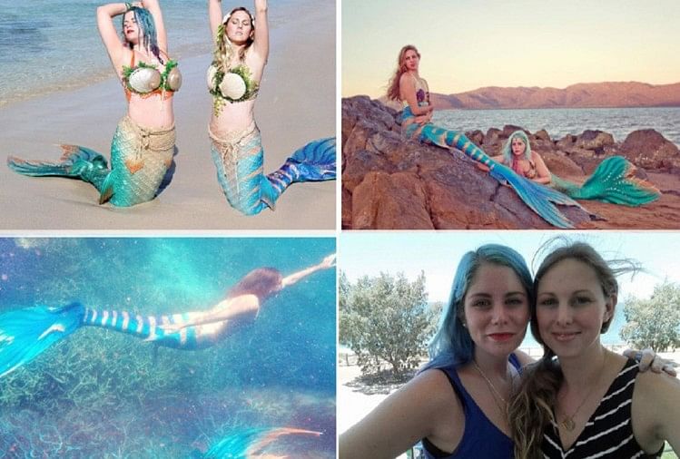 Jessica Bell And Amelia Lassetter Friends Grow Up To Become Real Life Little Mermaids र यल ल इफ म जलपर बन गई य द ख बस रत लड क य अब करत ह ऐस क म Amar