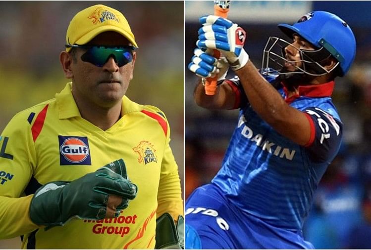 Image result for rishabh pant vs ms dhoni ipl 2019