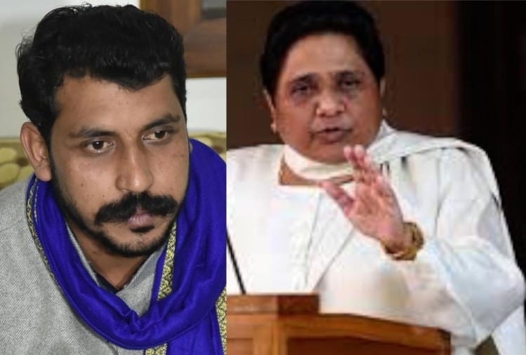 भीम आर्मी चीफ चंद्रशेखर और मायावती (फाइल फोटो)