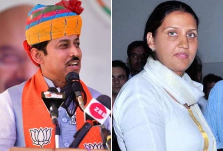 कृष्णा पूनिया, राज्यवर्धन सिंह राठौड़ (फाइल फोटो)