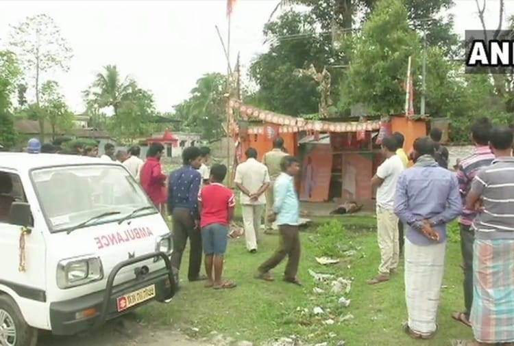 भाजपा कार्यालय में एक आदमी का शव लटकते हुए मिला