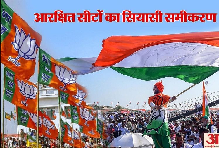 आरक्षित सीटों पर कांग्रेस से मजबूत पकड़ रखती है भाजपा, पिछले आठ चुनावों के आंकड़े हैं गवाह सांकेतिक तस्वीर