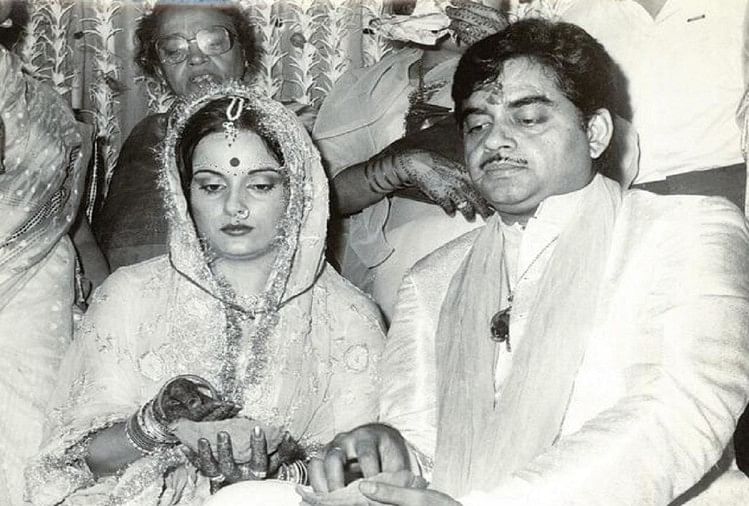 पूनम की मां ने शत्रुघ्न सिन्हा की तस्वीर देख कहा था गुंडा, शादी के 40 साल बाद देखिए Wedding Photos - Entertainment News: Amar Ujala