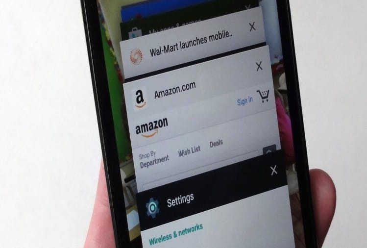 android mobile tabs