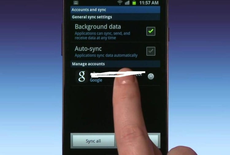 mobile auto sync