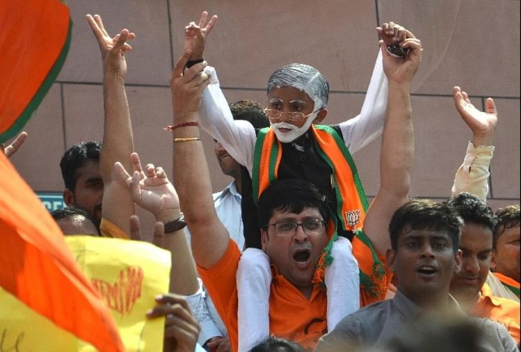 lok sabha election result 2019 bjp gets more than 50 percent votes in delhi clean sweep