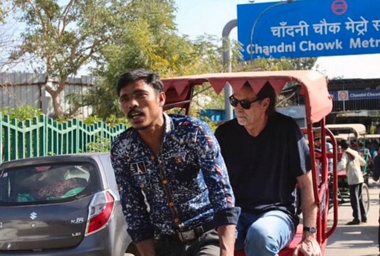 Lindner in Rikshaw