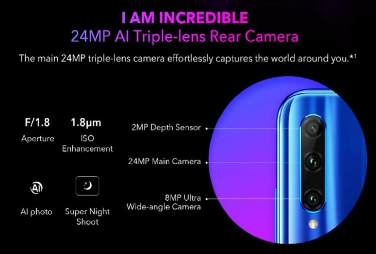 Honor 20i cam