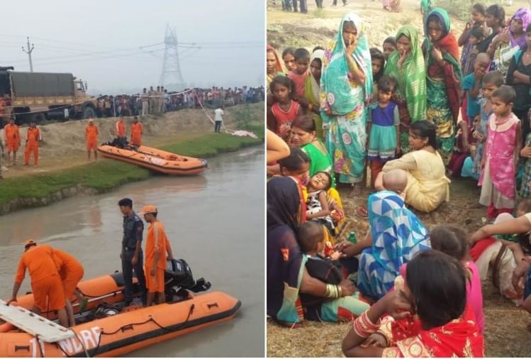लखनऊ: नहर में गिरी बरातियों की गाड़ी, 22 बचाए गए, 7 बच्चे लापता नहर में डूबे लोग