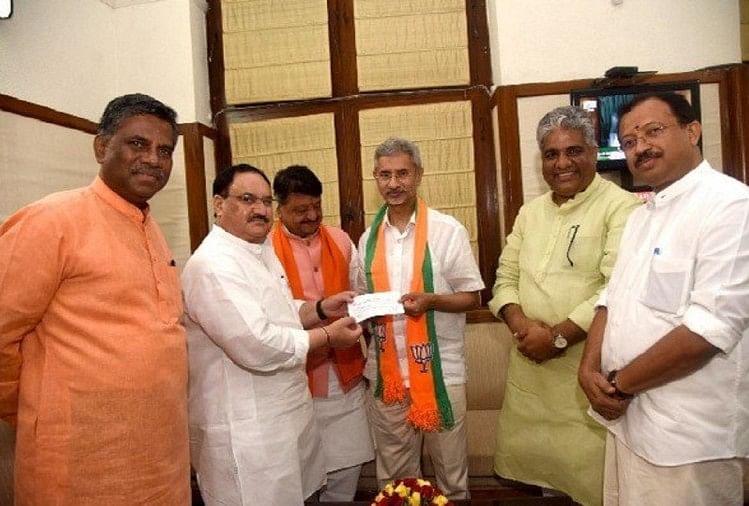भाजपा में शामिल हुए विदेश मंत्री एस जयशंकर