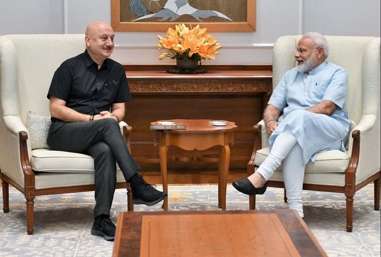 Anupam Kher With PM Modi