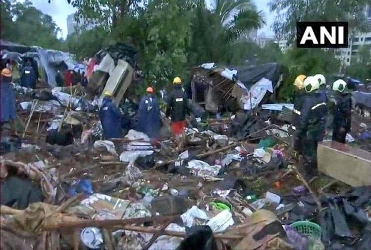 building collapsing in Mumbai