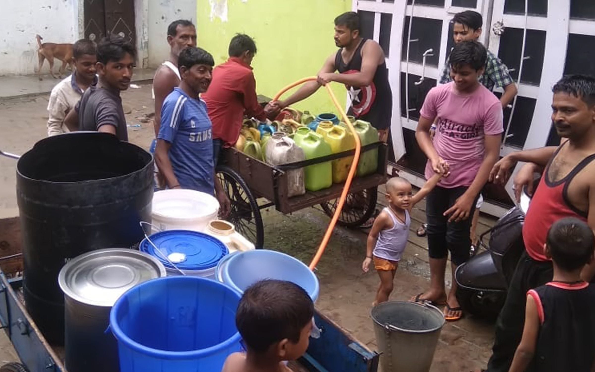 Millions of people did not get water on the third day in Prayagraj Millions of people did not get water on the third day in Prayagraj