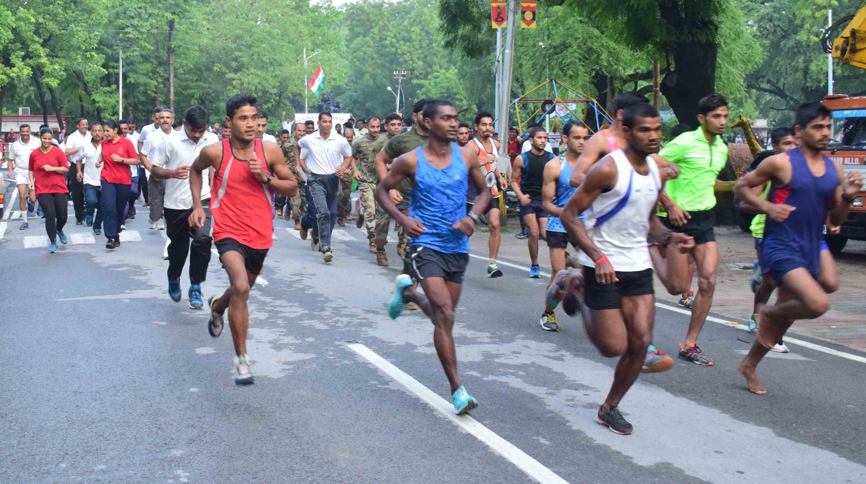 Ratnesh and Anjali win Mini Marathon