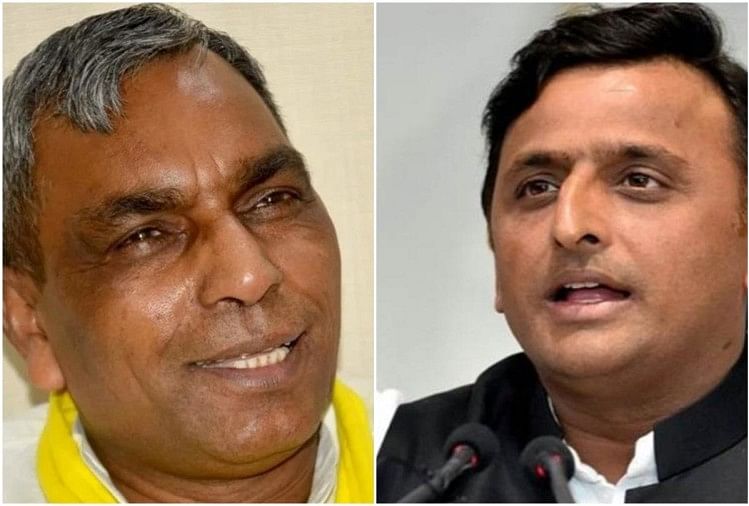 अखिलेश से मिले राजभर, नए सियासी समीकरण के मिले संकेत, 40 मिनट की गुफ्तगू akhilesh yadav and omprakash rajbhar