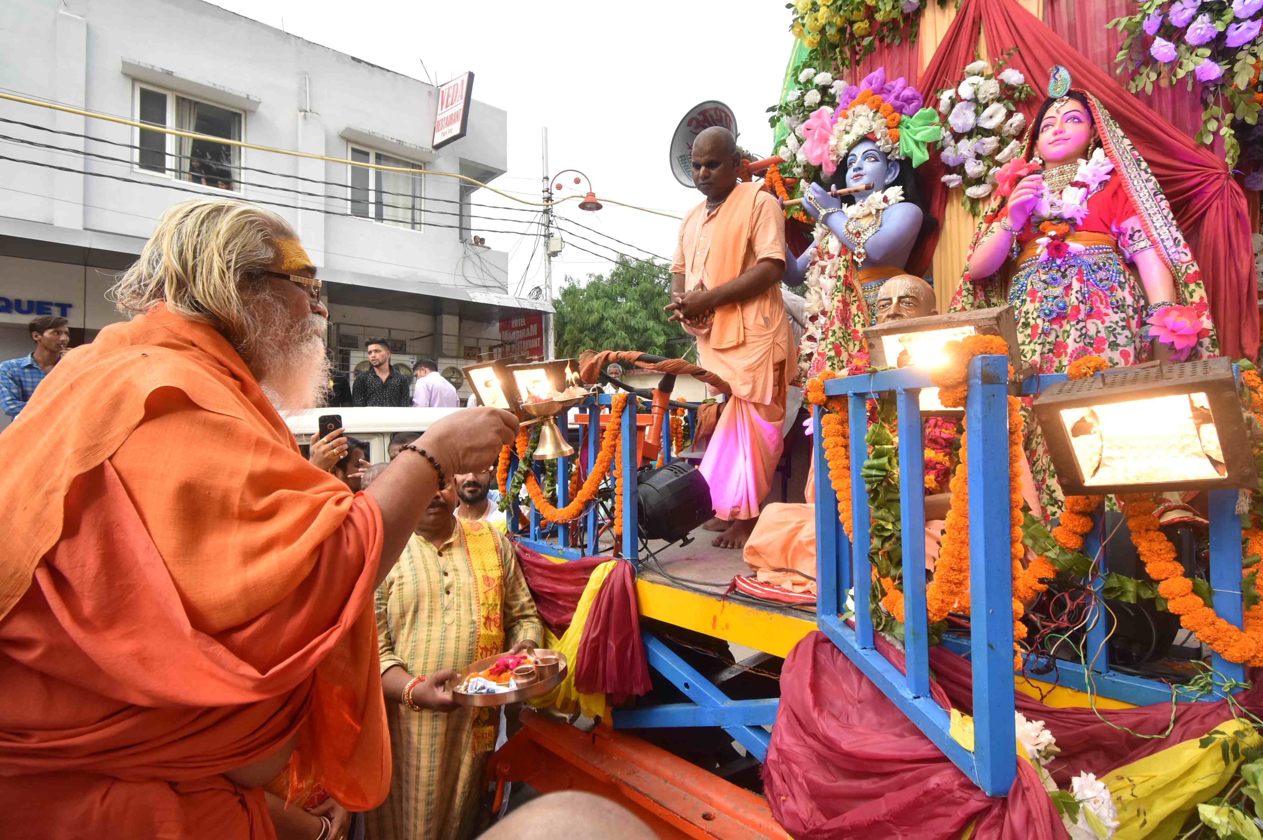 Hare Krishna Hare Krishna echoed everywhere Hare Krishna Hare Krishna echoed everywhere