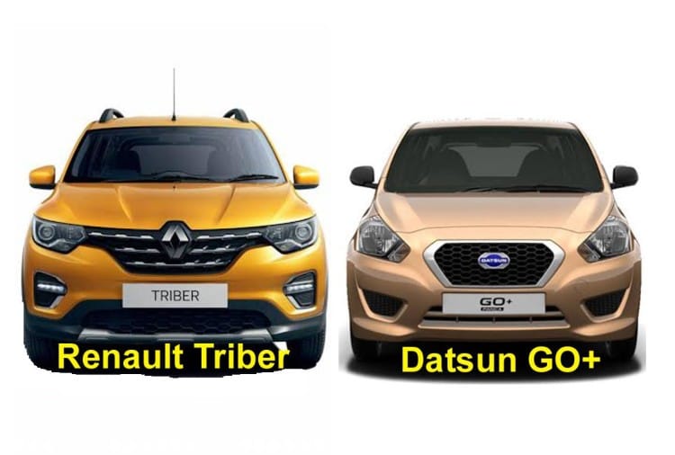 Datsun Go Plus Vs Renault Triber Renault Triber Vs Datsun Go Plus Comparison, Price, Features And