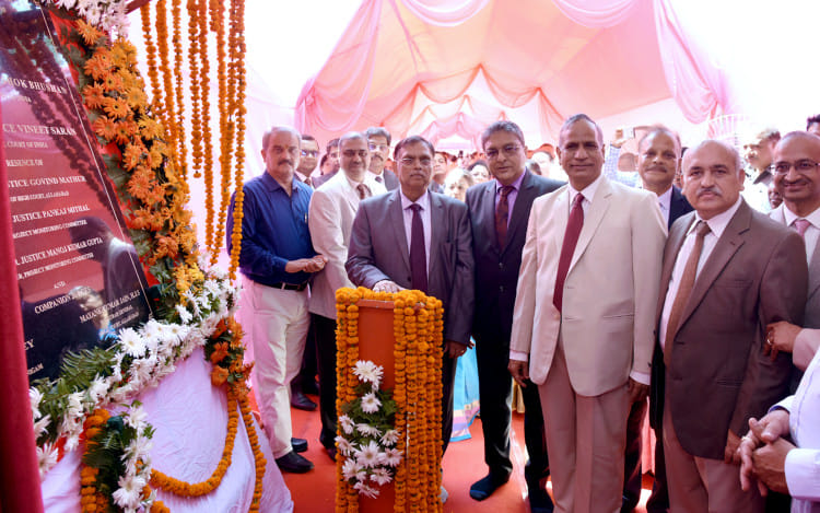 The foundation stone of the High Court Museum was laid