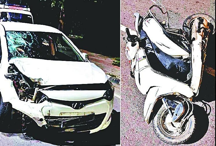चंडीगढ़ में आई 20 कार की टक्कर से आइलेट्स के छात्र की जान गई, मौके से नहीं मिला हेलमेट सड़क हादसा