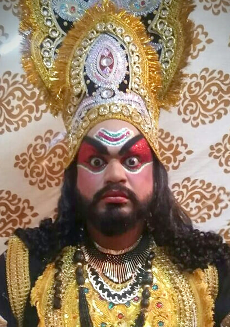 रावण के रोल में नितिन खुराना