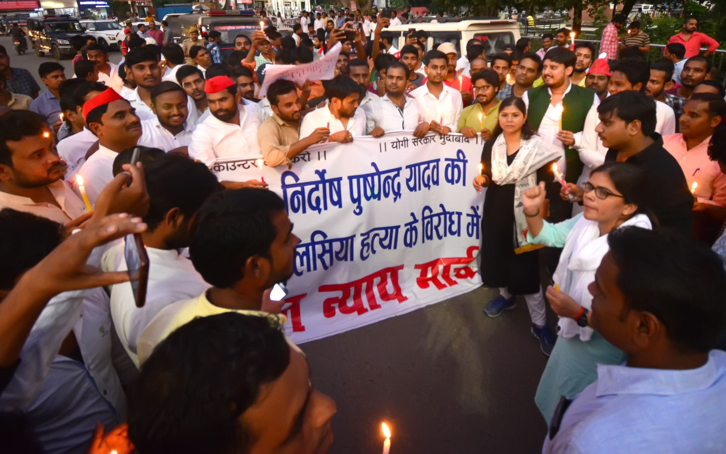 Candle march against ANPG ex president's murder case