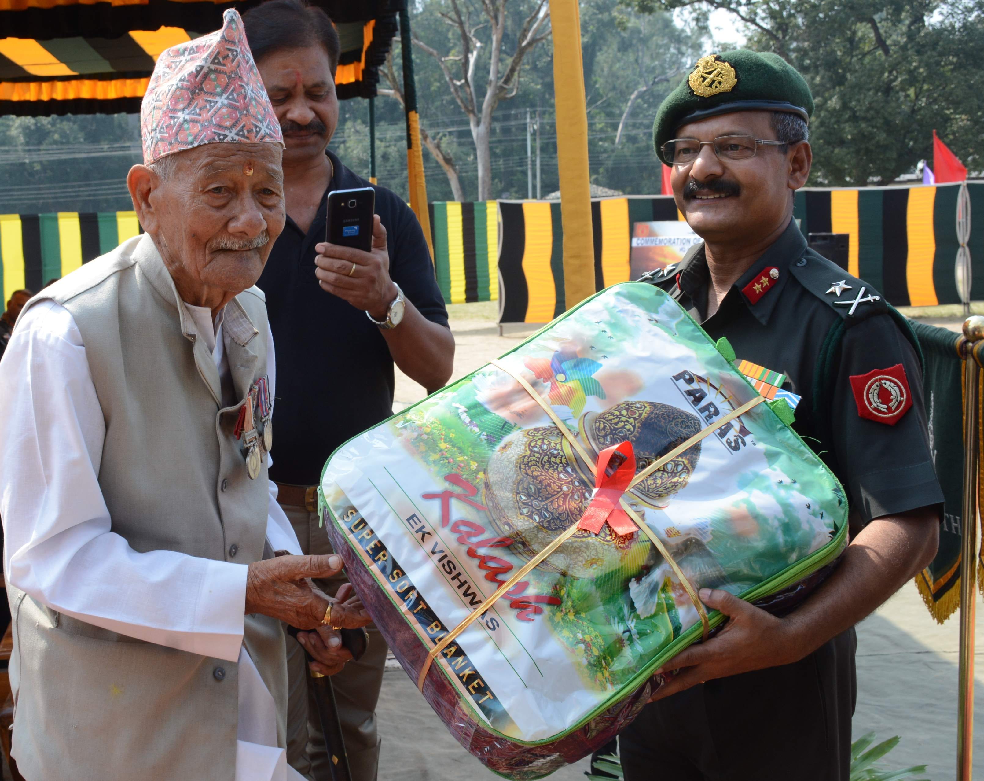 कौलागढ़ स्थित शहीद जसवंत सिंह ग्राउंड में वैटरन रैली पर आयोजित सम्मान समारोह कार्यक्रम में देवी