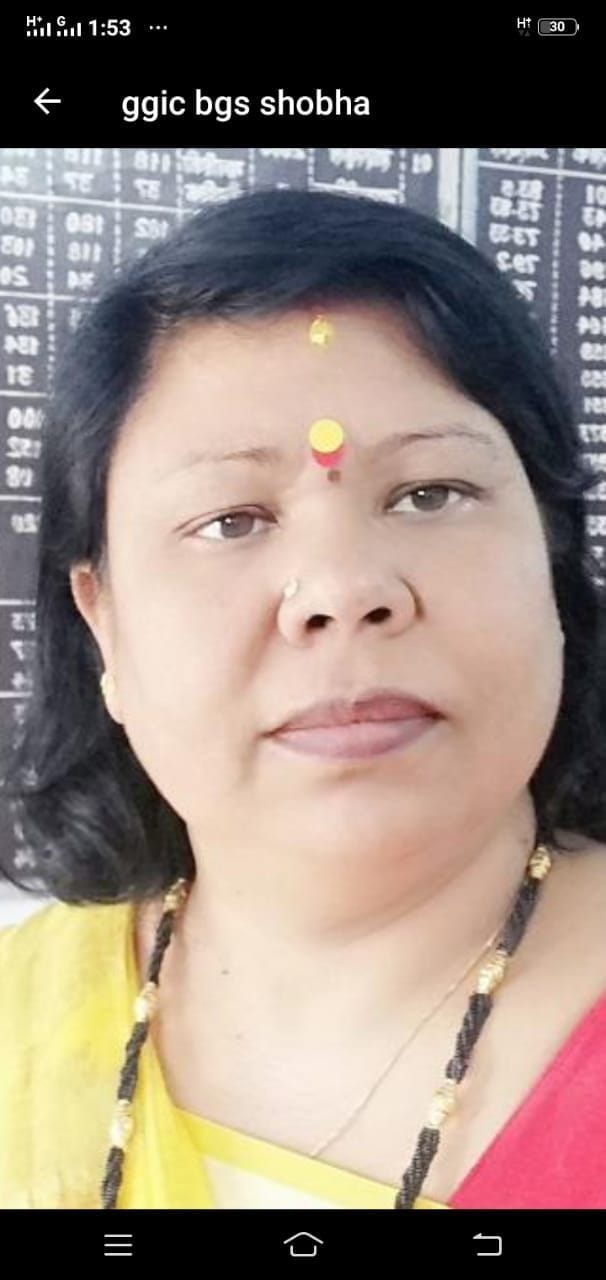 प्रधानाचार्या शोभा। प्रधानाचार्या शोभा।