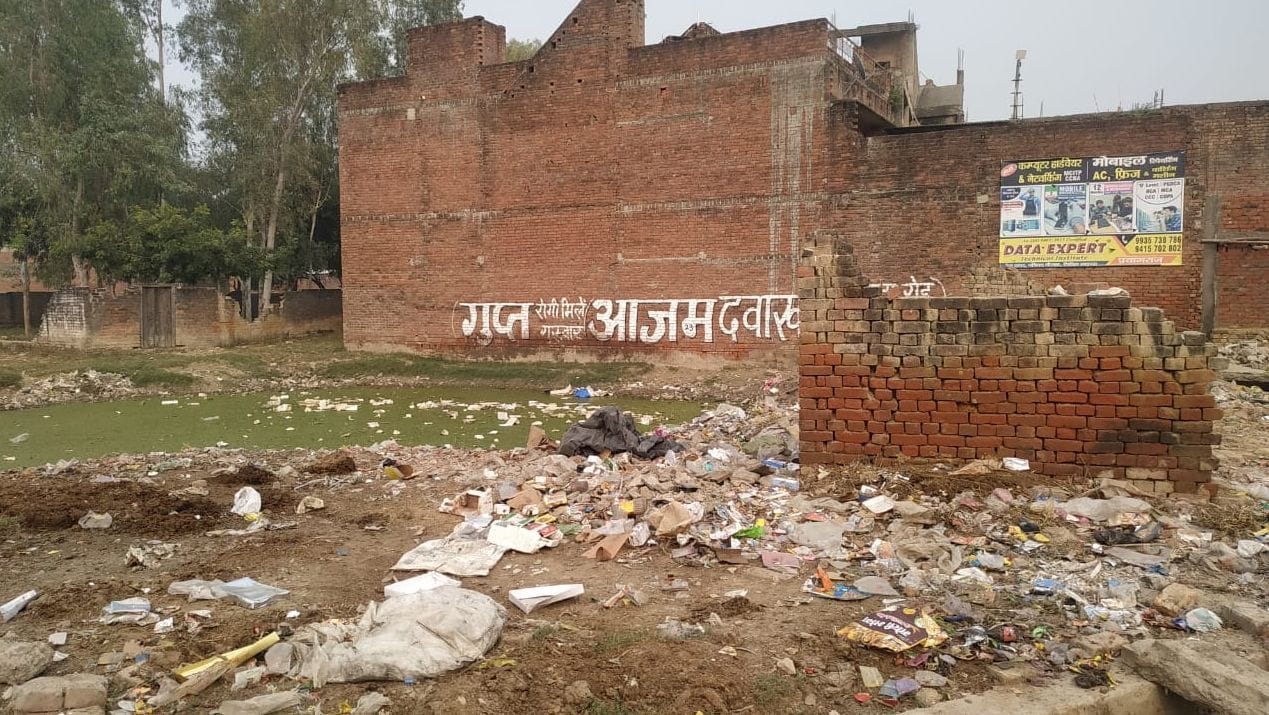 garbage dumping in ponds of city garbage dumping in ponds of city