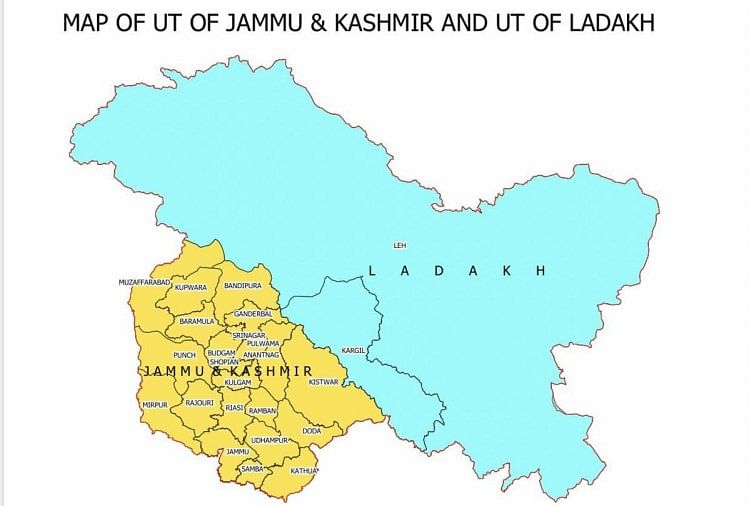 map of jammu kashmir and ladakh