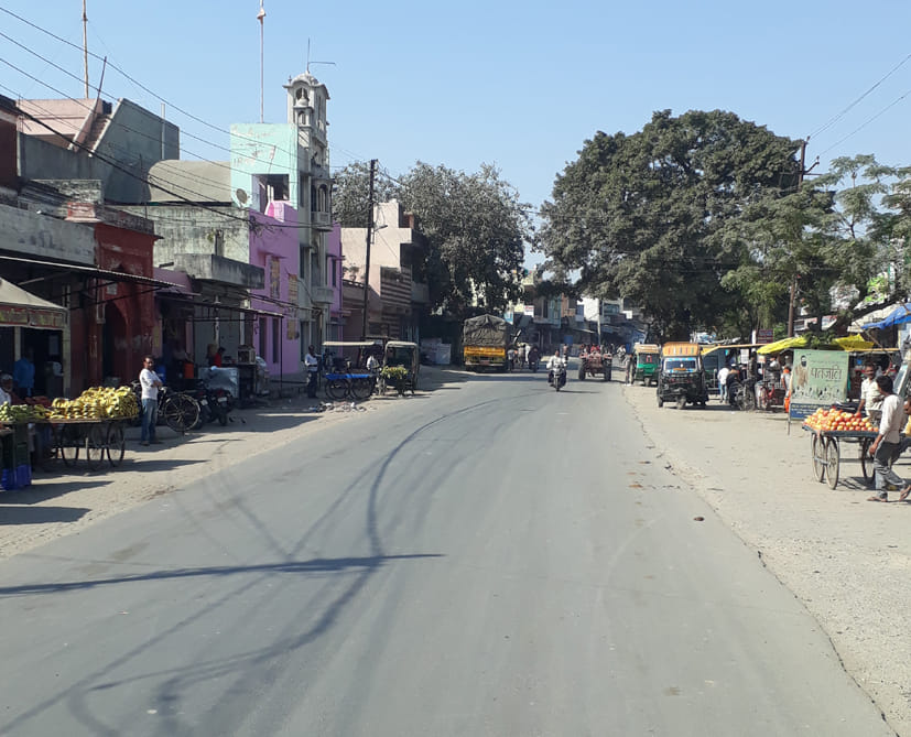 सरसावा में अम्बाला रोड़ पर पसरा रहा सन्नाटा सरसावा में अम्बाला रोड़ पर पसरा रहा सन्नाटा