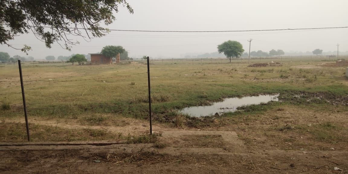 सरावन में अधूरी बनी गौशाला सरावन में अधूरी बनी गौशाला