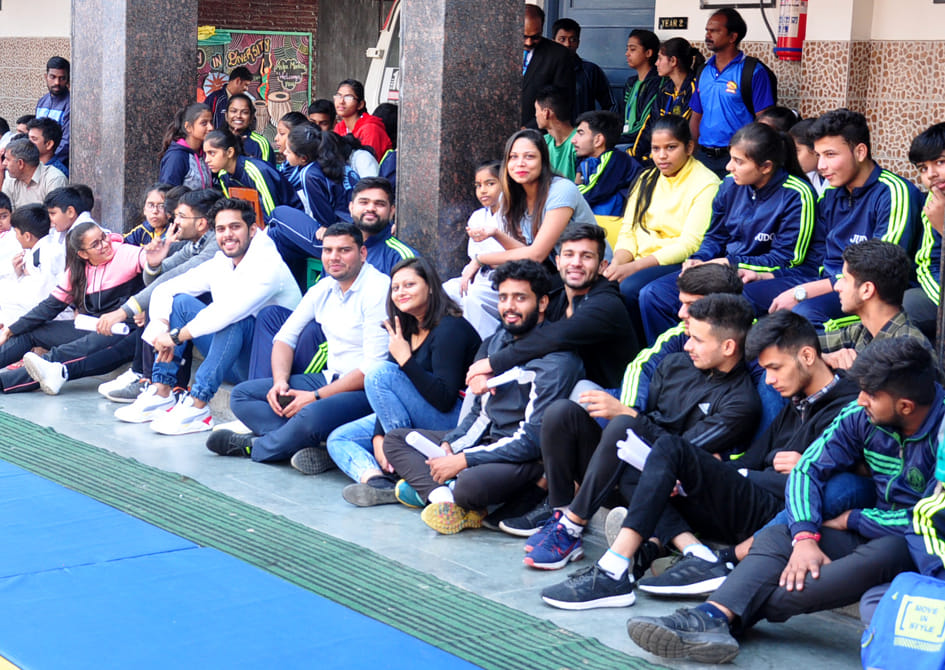 आशा माडर्न स्कूल राष्ट्रीय जूडो प्रतियोगिता में आये खिलाडी