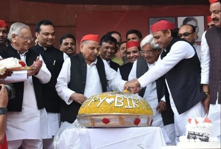 Image result for mulayam singh 81st b birthday