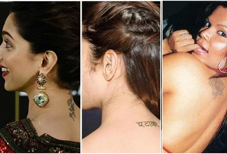 Rakhi Sawant Tattoo To Deepika Padukone Bollywood Celebrities And Their