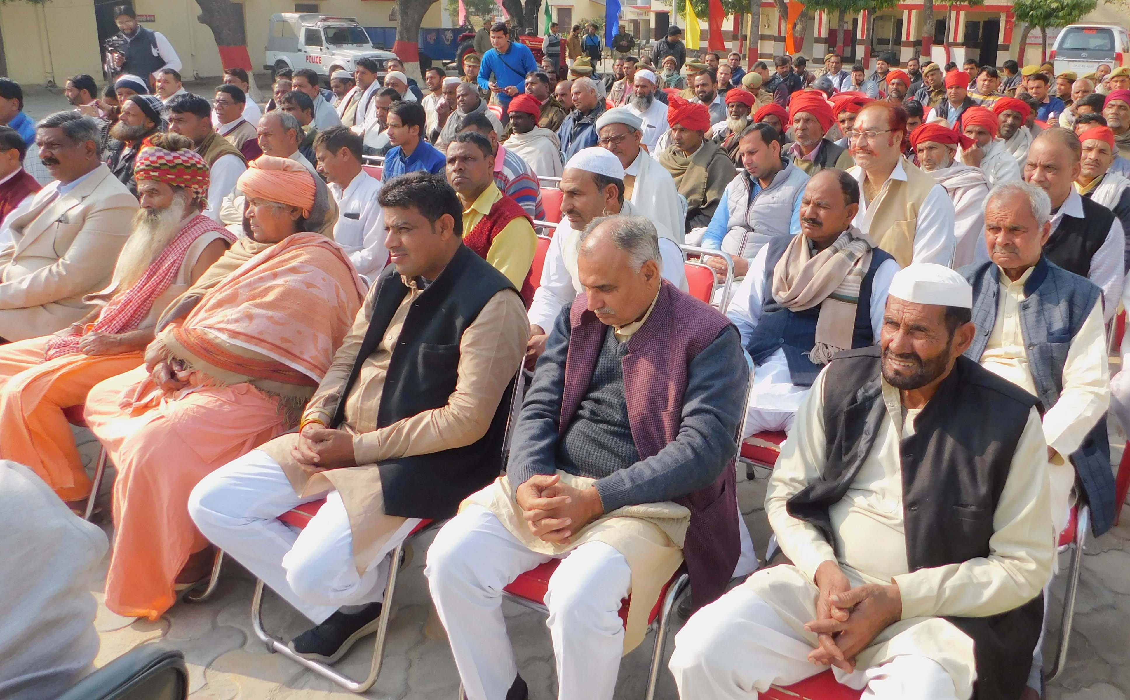 कैराना शहीद अंकित तोमर की दुसरी पुन्य तिथि पर कोतवाली में आयोजित शहीद दिवस पर आयोजित  कार्यक्रम म