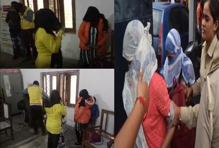 High Profile Sex Racket Busted In Meerut सेक्स रैकेट में इस हालत में