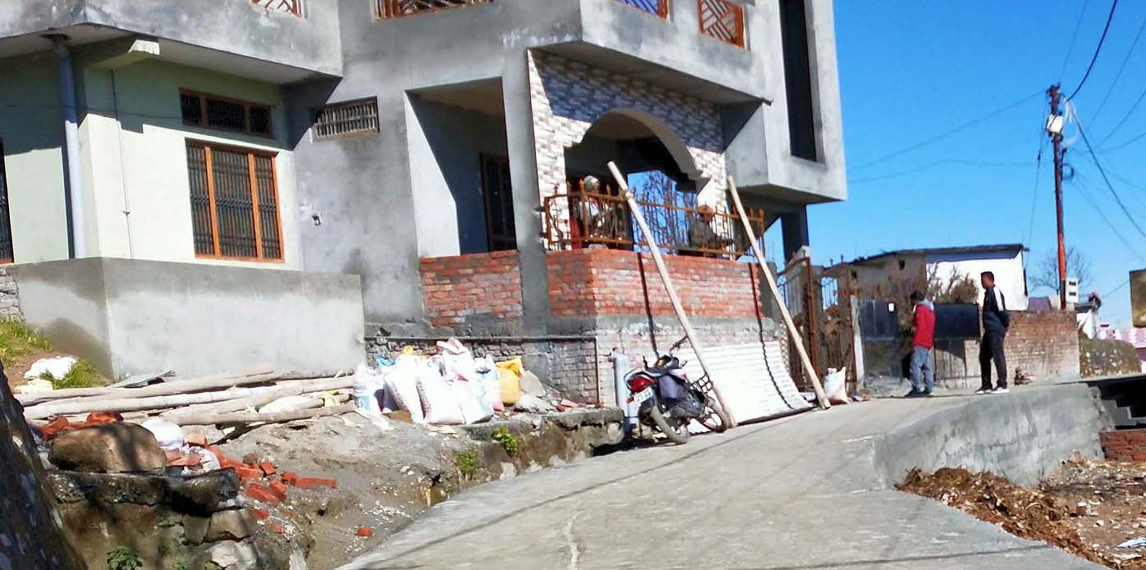 भैरवां वार्ड की गलियां।