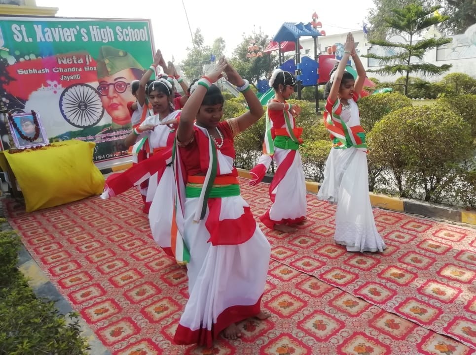 नेता जी सुभाषचंद बोस की जयंती पर नगर के सिकटिया स्थित सेंट जेवियर्स स्कूल में कार्यक्रम प्रस्तु? नेता जी सुभाषचंद बोस की जयंती पर नगर के सिकटिया स्थित सेंट जेवियर्स स्कूल में कार्यक्रम प्रस्तु?