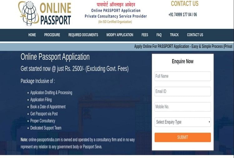 fake passport site