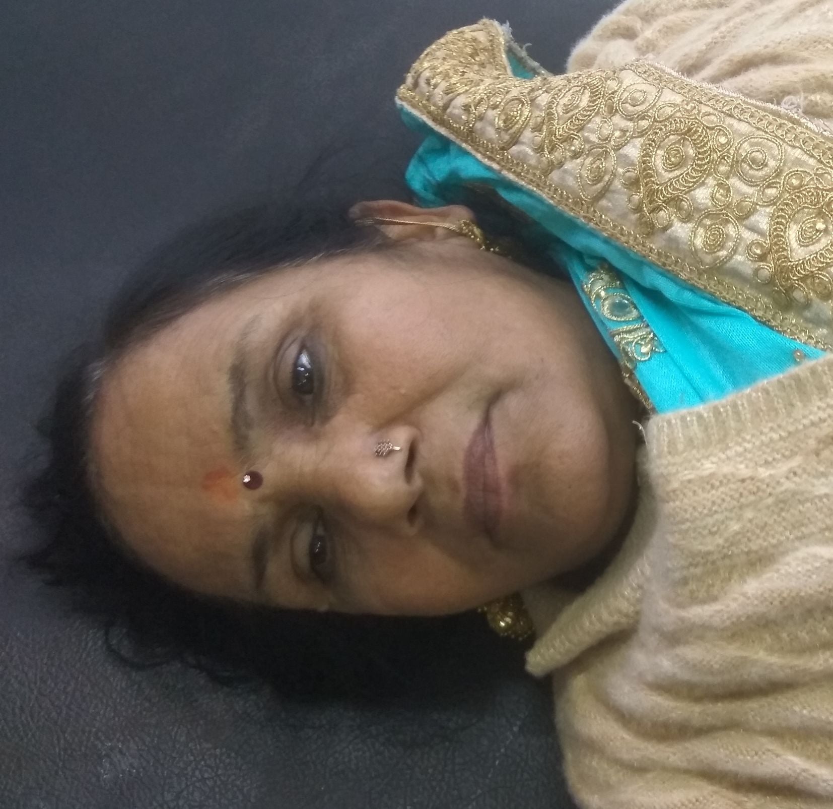 काशीपुर सरकारी अस्पताल में भर्ती घायल महिला। काशीपुर सरकारी अस्पताल में भर्ती घायल महिला।