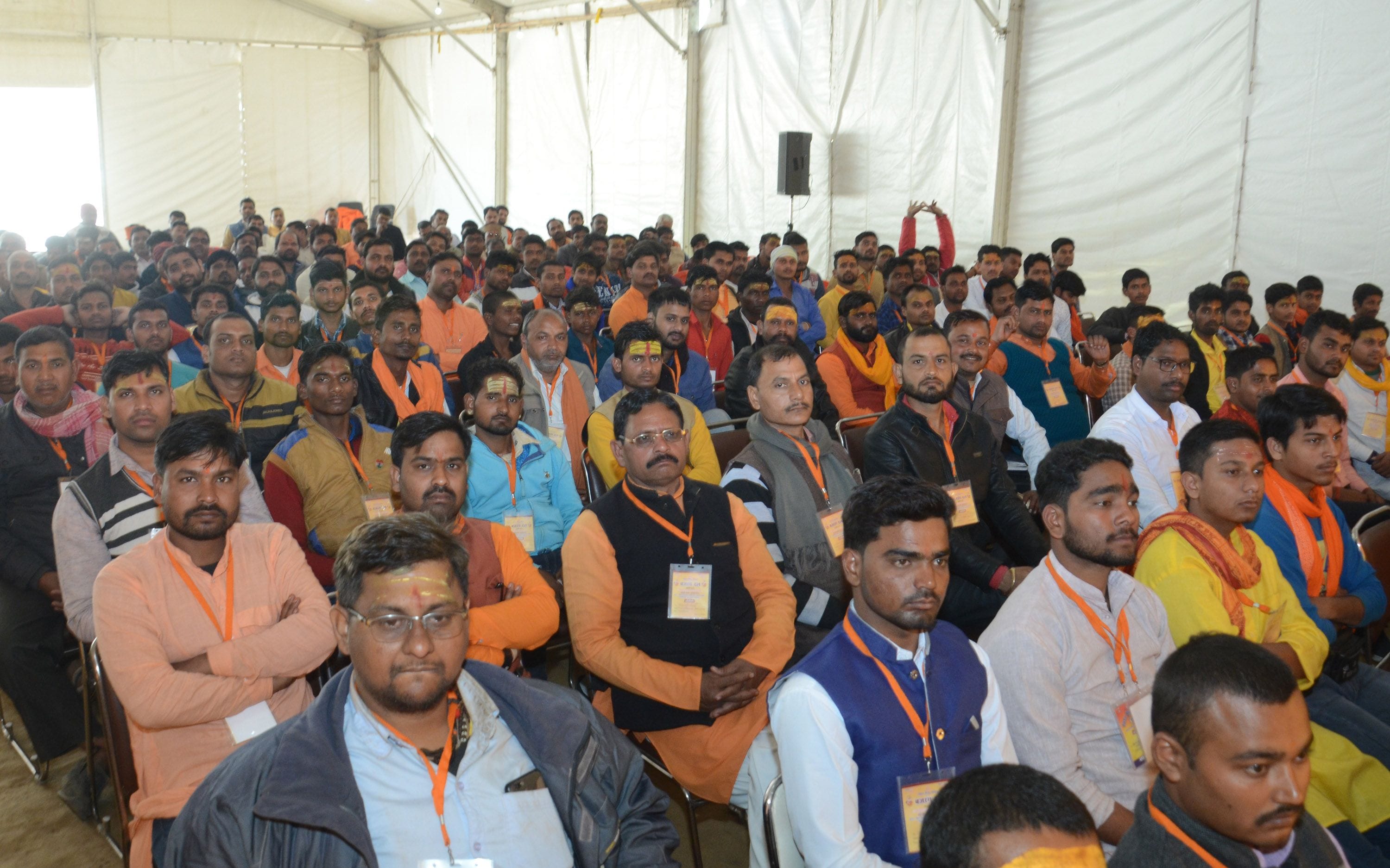 Bajrang Dal confrence at magh mela shivir